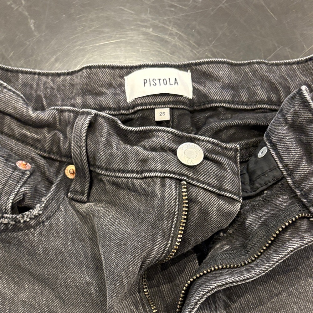 Pistola Ankle Boot Cut Black Warn-In Jeans